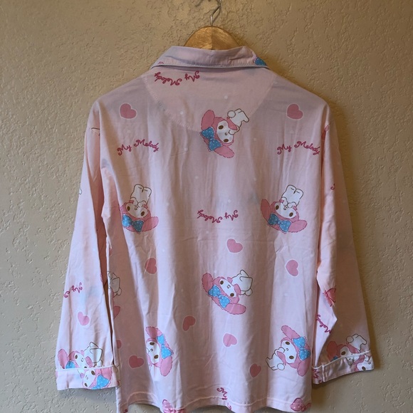 Hello Kitty My Melody Pajamas Set Size - Picture 3 of 8